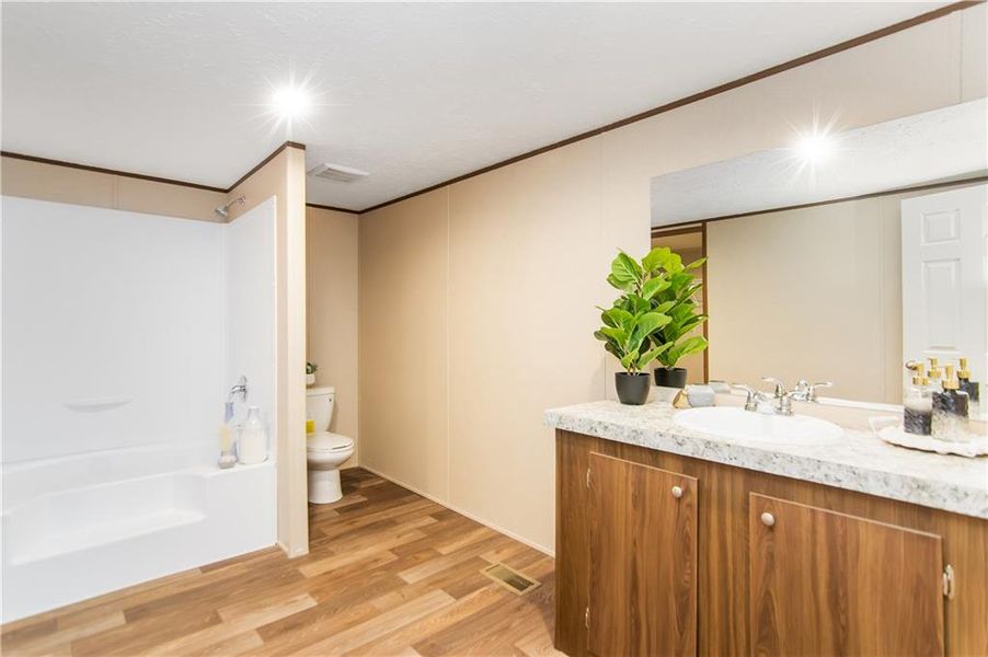 Furnished interior view inside a new home in , Talking Rock (Image 6).