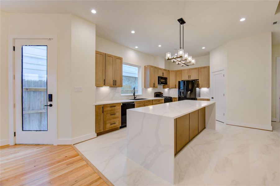 Furnished interior view inside a new home in , Houston (Image 16).