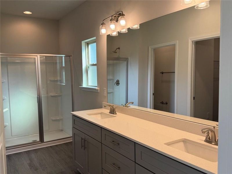 Furnished interior view inside a new home in Magnolia Villas, Cornelia (Image 6).