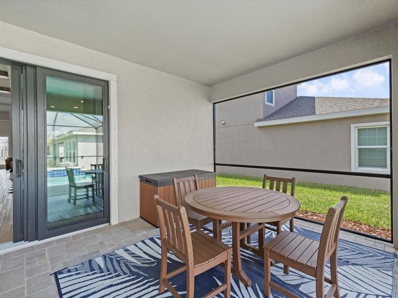 Exterior details and patio area of a home in Waterset, Apollo Beach (Image 27).