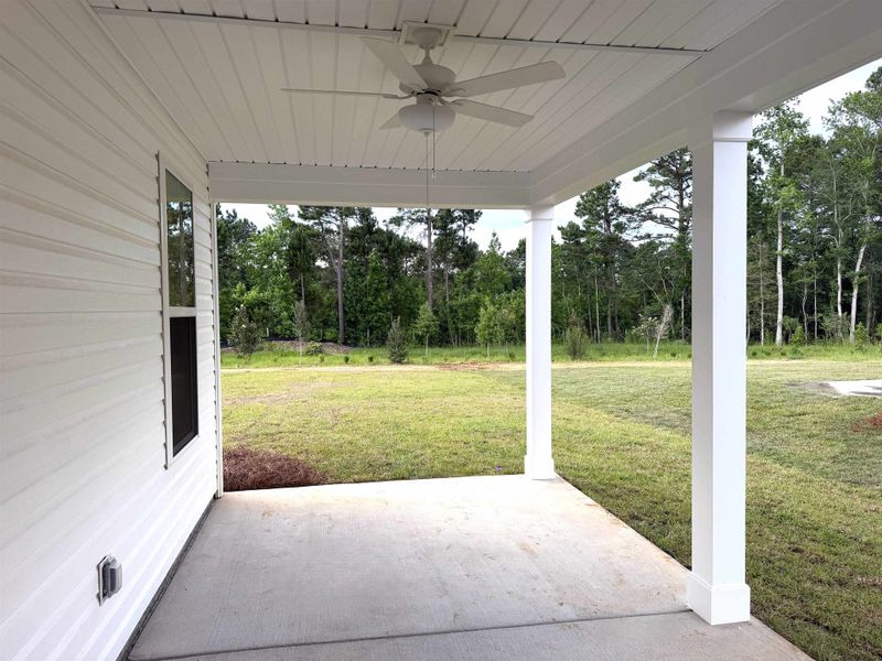 Exterior details and patio area of a home in Westfield, Conway (Image 3).