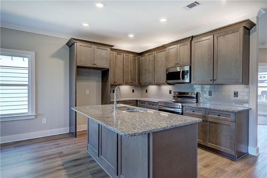 Furnished interior view inside a new home in , Cartersville (Image 27).