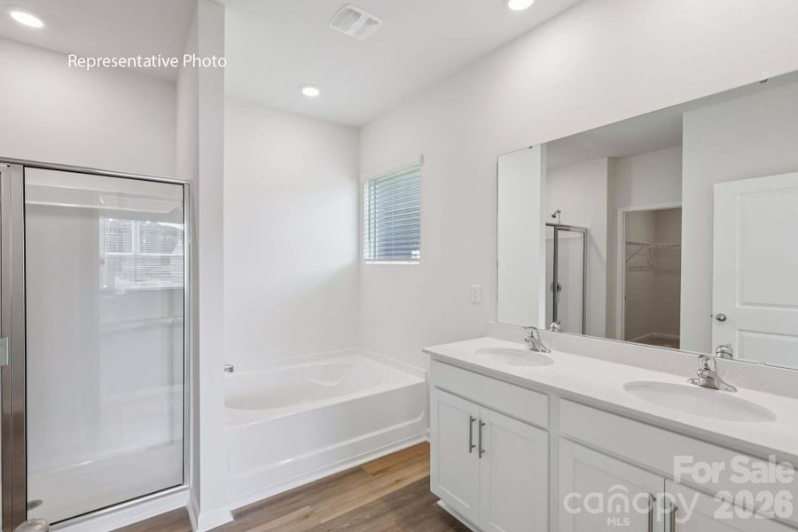 Furnished interior view inside a new home in Brinkley Ridge, Kings Mountain (Image 11).
