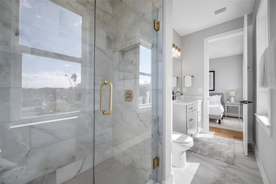 Furnished interior view inside a new home in Blanc, St. Petersburg (Image 10).