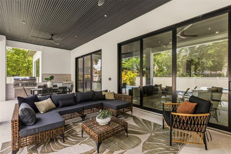 Exterior details and patio area of a home in , Winter Park (Image 34).