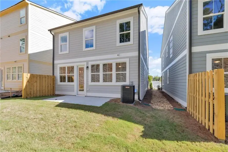 Exterior details and patio area of a home in , Marietta (Image 17).