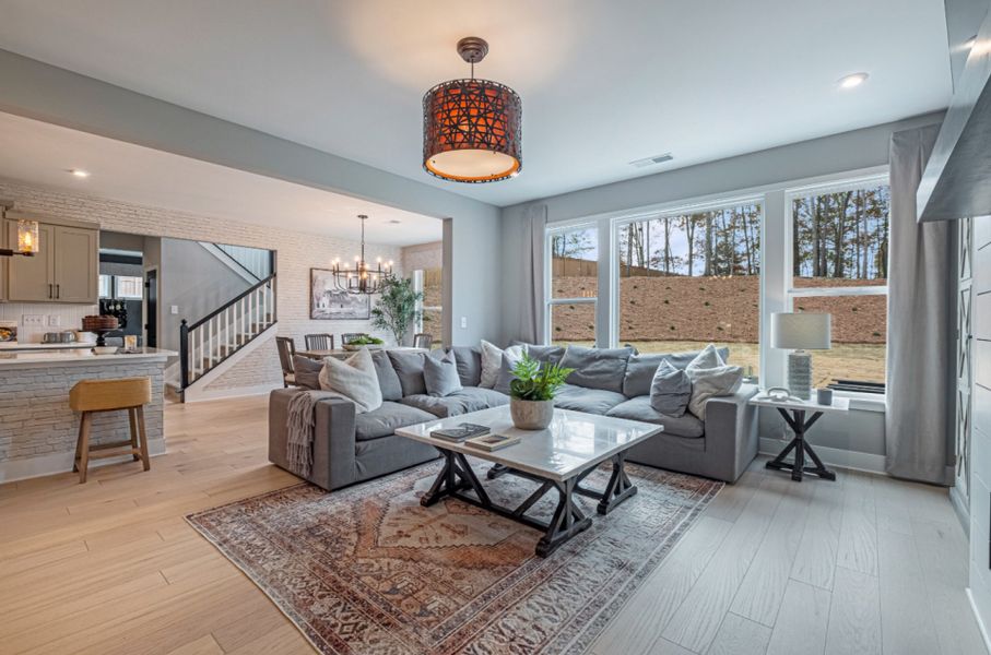 Representative furnished interior of a home built from the Wyatt by Fischer Homes in The Sandbar, Anna Maria (Image 5).