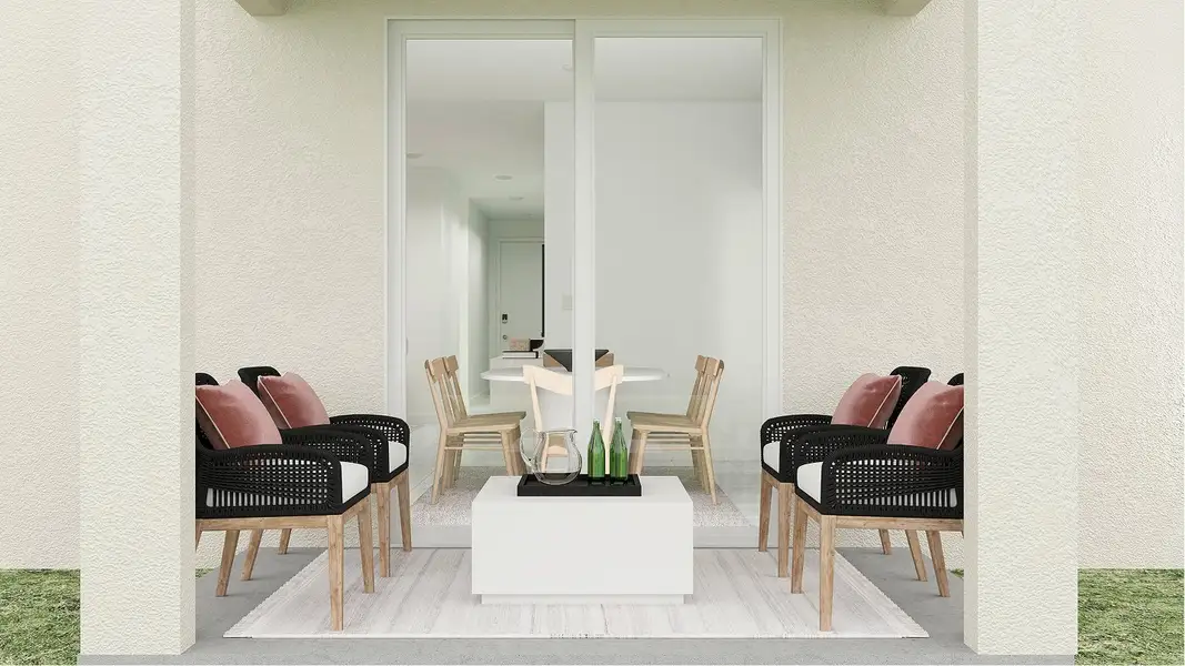 Dalton covered patio