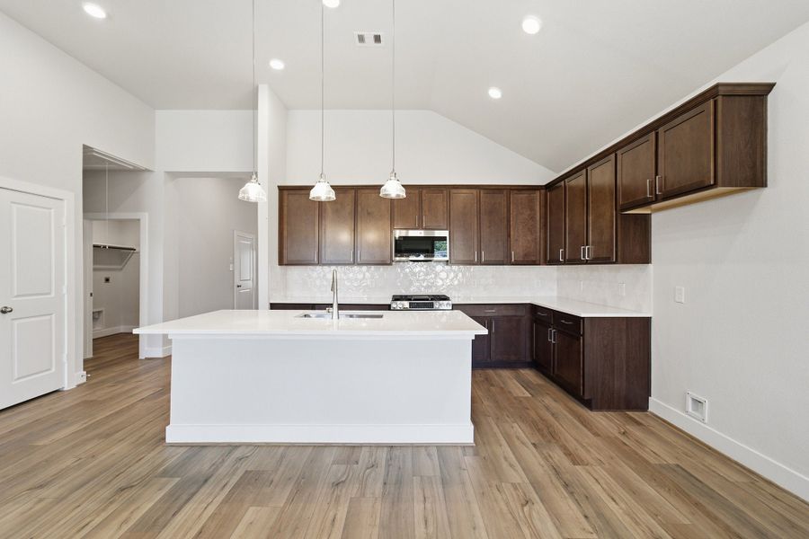 Furnished interior view inside a new home in Pecan Estates, Crosby (Image 7).