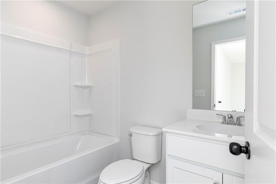 Furnished interior view inside a new home in Riverside Ridge, Lawrenceville (Image 11). Furnished interior view inside a new home in Riverside Ridge, Lawrenceville (Image 11).