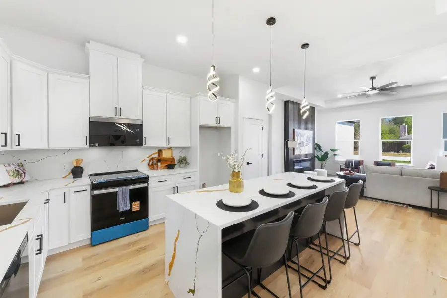 Furnished interior view inside a new home in , Bastrop (Image 6). Furnished interior view inside a new home in , Bastrop (Image 6).