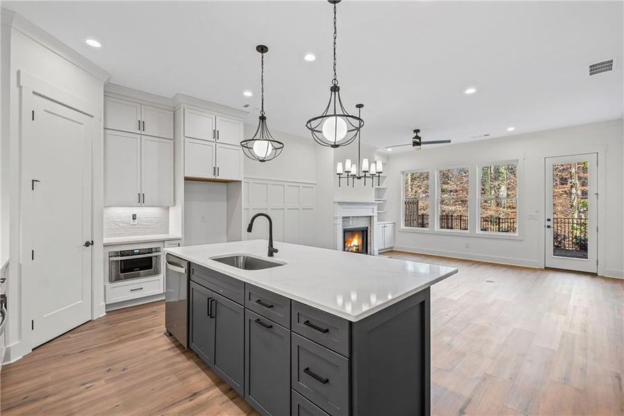 Furnished interior view inside a new home in Devin's Shire - A Kennesaw Tradition, Kennesaw (Image 8).