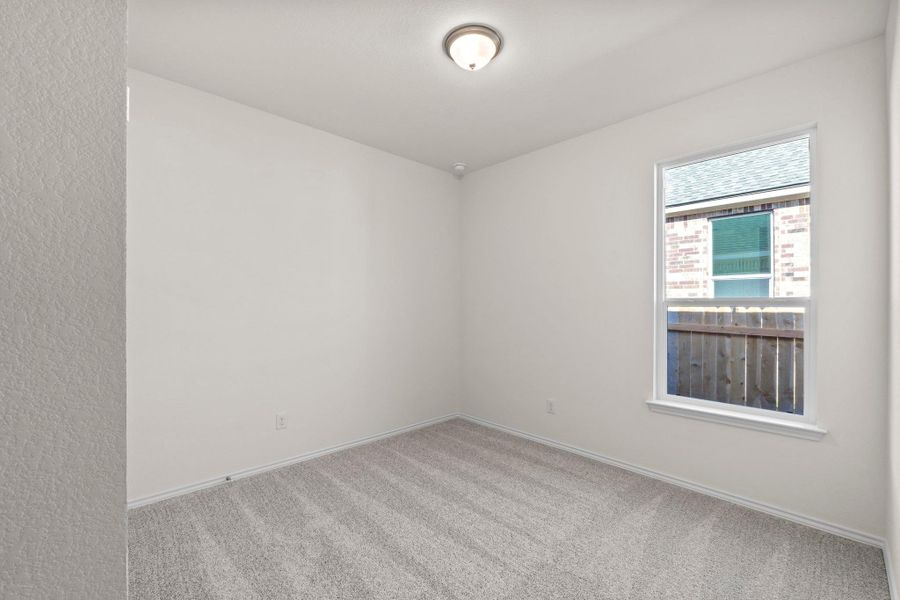 Spacious, unfurnished interior of a new home in Salerno - Classic Collection, Round Rock (Image 14). Spacious, unfurnished interior of a new home in Salerno - Classic Collection, Round Rock (Image 14).