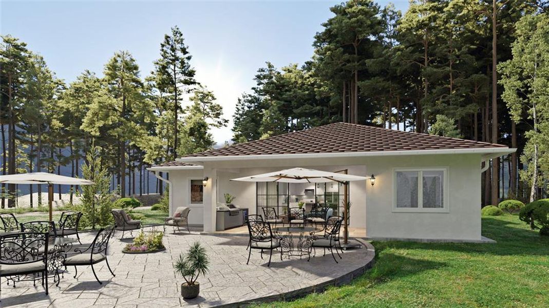 Exterior details and patio area of a home in , Port Charlotte (Image 3).