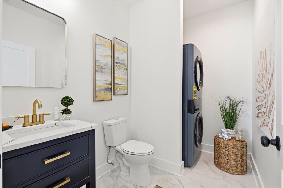Furnished interior view inside a new home in , Charleston (Image 9).