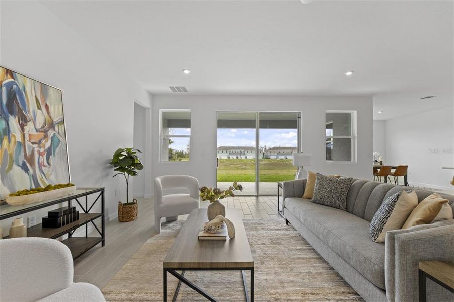 Furnished interior view inside a new home in Meadowlark Landing, Apopka (Image 2). Furnished interior view inside a new home in Meadowlark Landing, Apopka (Image 2).