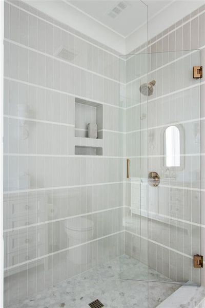 Close-up of interior finishes inside a home in , Dallas (Image 21).