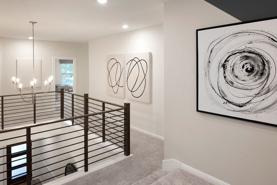 Furnished interior view inside a new home in Crescent Bluff, Georgetown (Image 13).