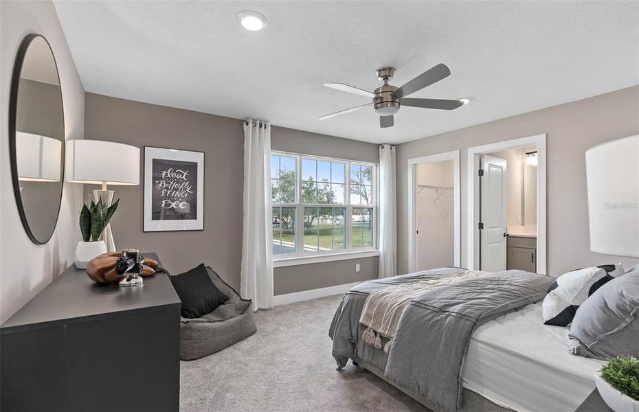 Furnished interior view inside a new home in Sunrise Estates, West Melbourne (Image 24).