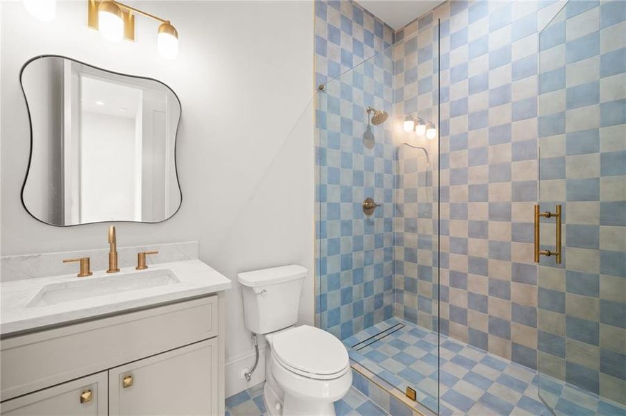Furnished interior view inside a new home in , Atlanta (Image 7).
