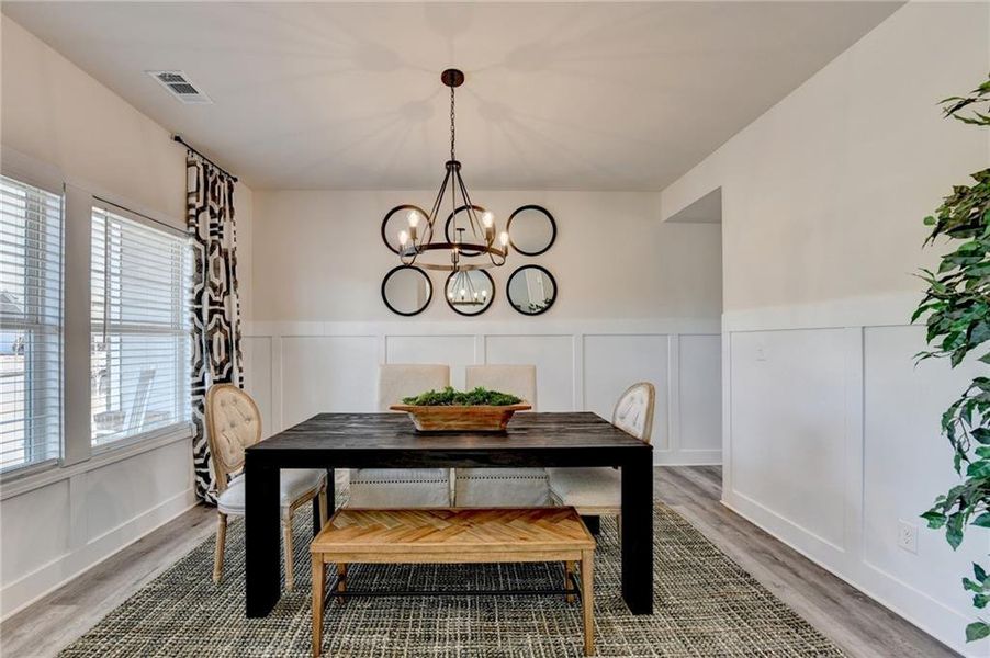Furnished interior view inside a new home in , Auburn (Image 8).