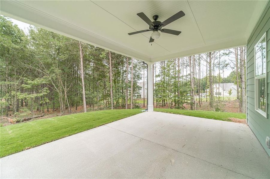 Exterior details and patio area of a home in , Covington (Image 3).