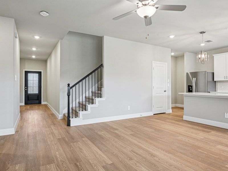 Spacious, unfurnished interior of a new home in Parks at Foster Crossing - Signature Series, Anna (Image 10). Spacious, unfurnished interior of a new home in Parks at Foster Crossing - Signature Series, Anna (Image 10).