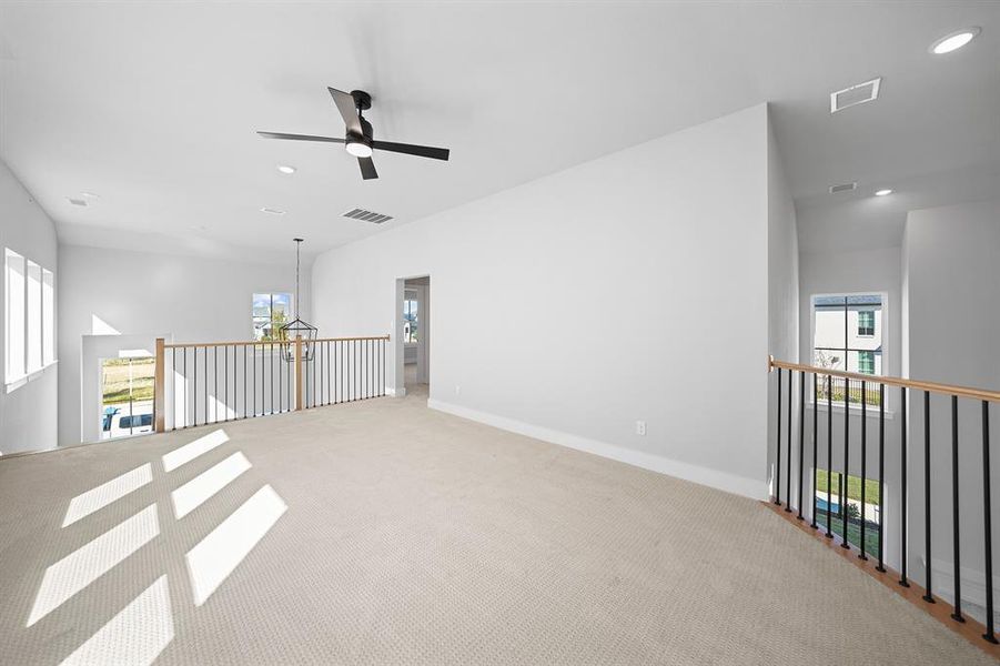 Spacious, unfurnished interior of a new home in Fields - 40' Lots, Frisco (Image 22). Spacious, unfurnished interior of a new home in Fields - 40' Lots, Frisco (Image 22).