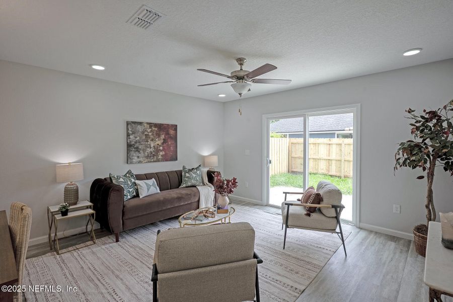 Furnished interior view inside a new home in , Jacksonville (Image 12).