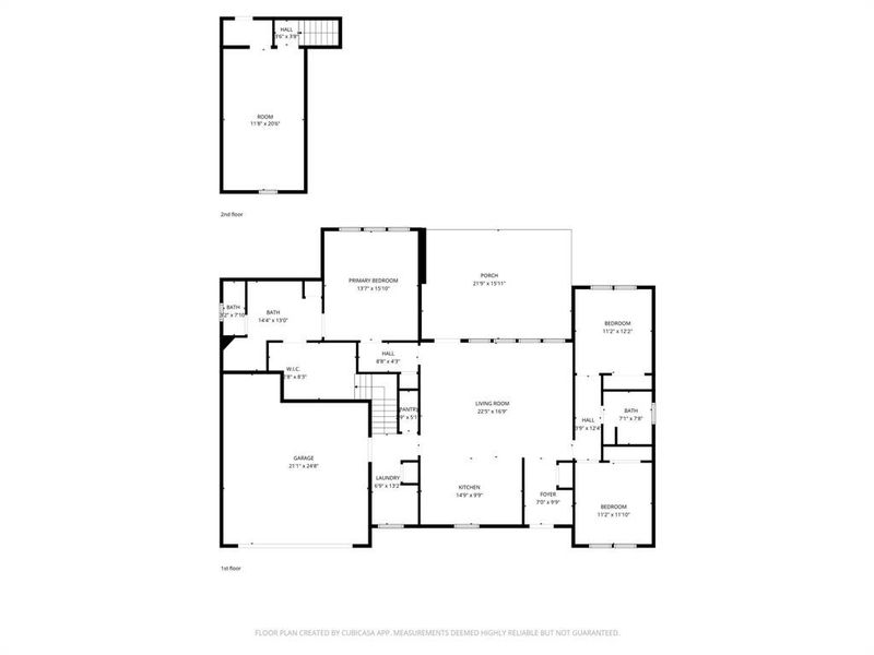 2D floor plan layout of this home in , Glen Rose, TX (Image 5). 2D floor plan layout of this home in , Glen Rose, TX (Image 5).