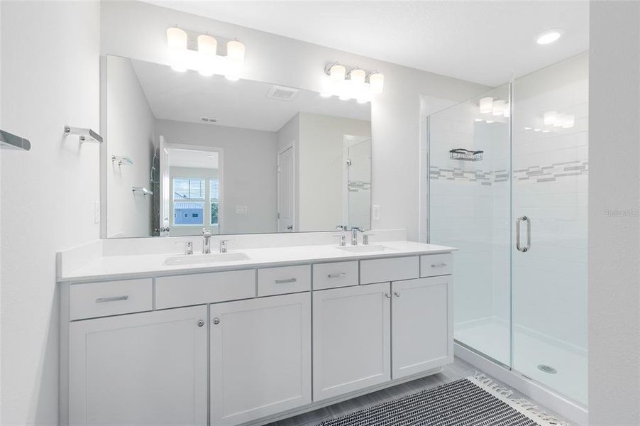 Furnished interior view inside a new home in Isles of Lake Nona, Orlando (Image 26). Furnished interior view inside a new home in Isles of Lake Nona, Orlando (Image 26).