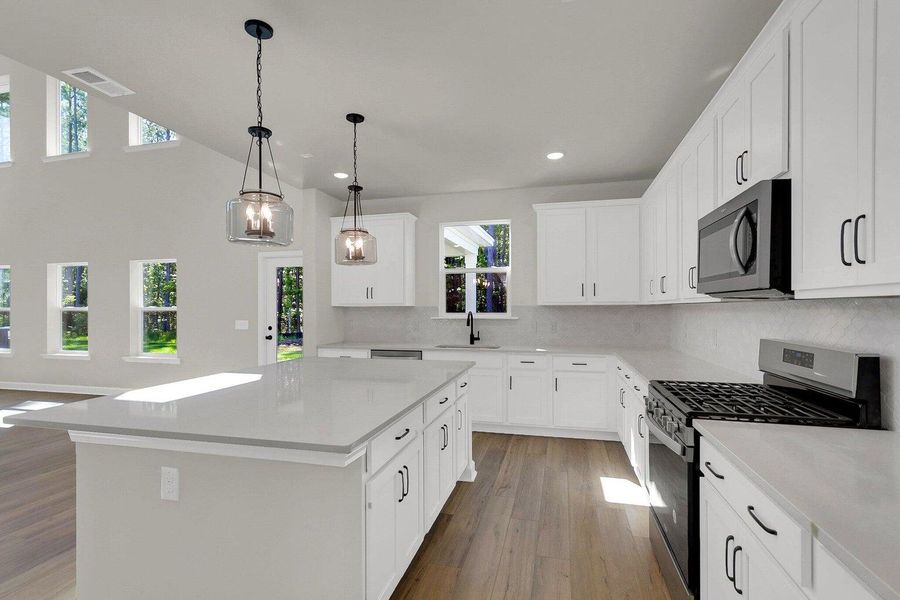 Furnished interior view inside a new home in , Ravenel (Image 10).