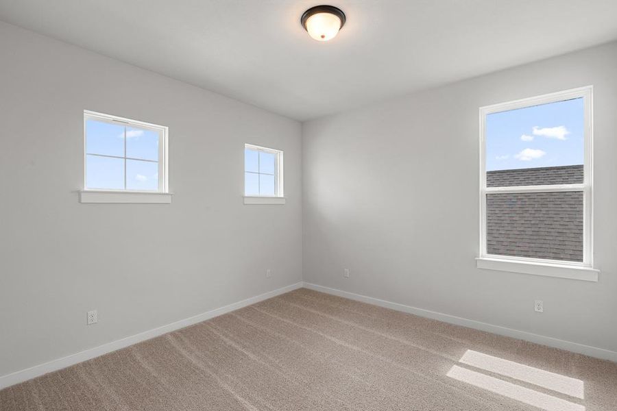 Spacious, unfurnished interior of a new home in Terrace Collection at Heritage, Dripping Springs (Image 27). Spacious, unfurnished interior of a new home in Terrace Collection at Heritage, Dripping Springs (Image 27).