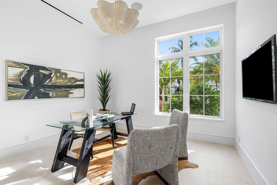Furnished interior view inside a new home in , Delray Beach (Image 19).