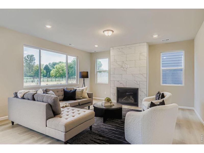 Furnished interior view inside a new home in Hidden Creek, Frederick (Image 11).