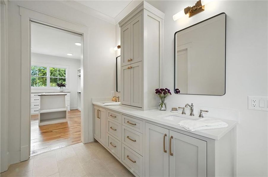 Furnished interior view inside a new home in , Canton (Image 12).