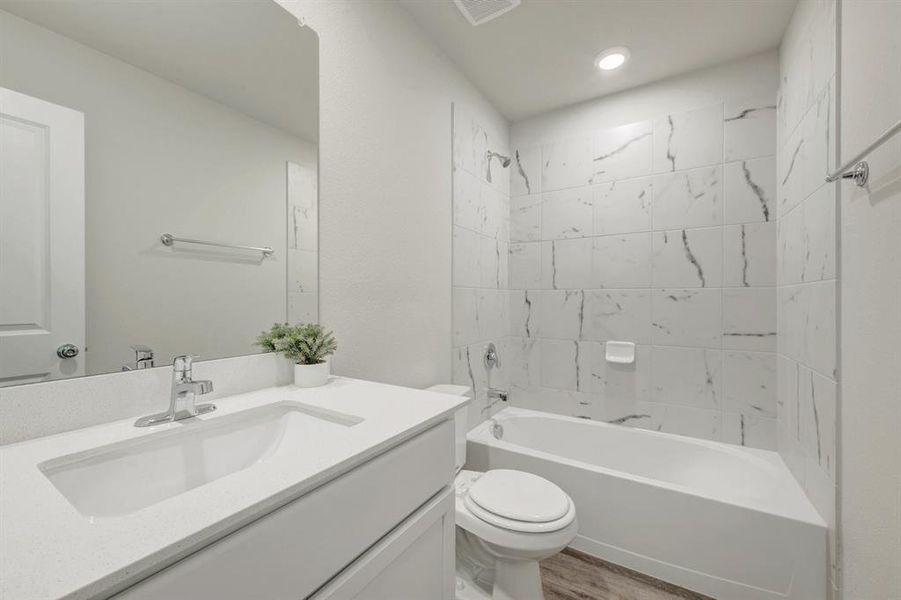 Furnished interior view inside a new home in Mobberly Farms, Pilot Point (Image 8).