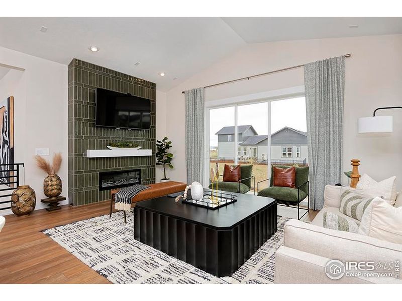 Furnished interior view inside a new home in , Fort Collins (Image 17).