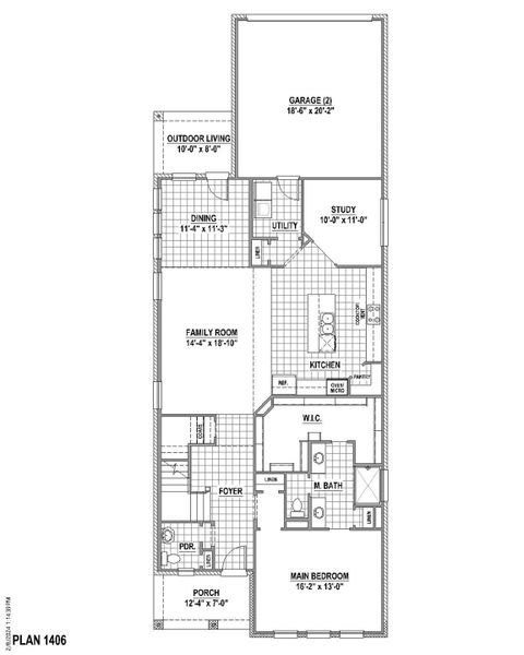 Plan 1406 1st Floor