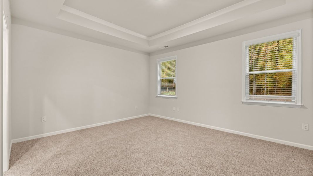Representative unfurnished interior of a home built from the GROVER Express by D.R. Horton in Kingston Ranch at Lake Oconee, Buckhead (Image 32). Representative unfurnished interior of a home built from the GROVER Express by D.R. Horton in Kingston Ranch at Lake Oconee, Buckhead (Image 32).