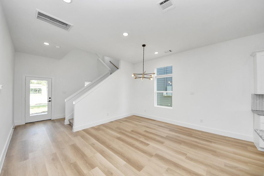 Spacious, unfurnished interior of a new home in , Huffman (Image 25).
