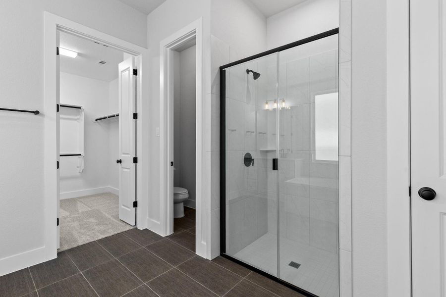 Walk-in shower in Primary Bath Walk-in shower in Primary Bath