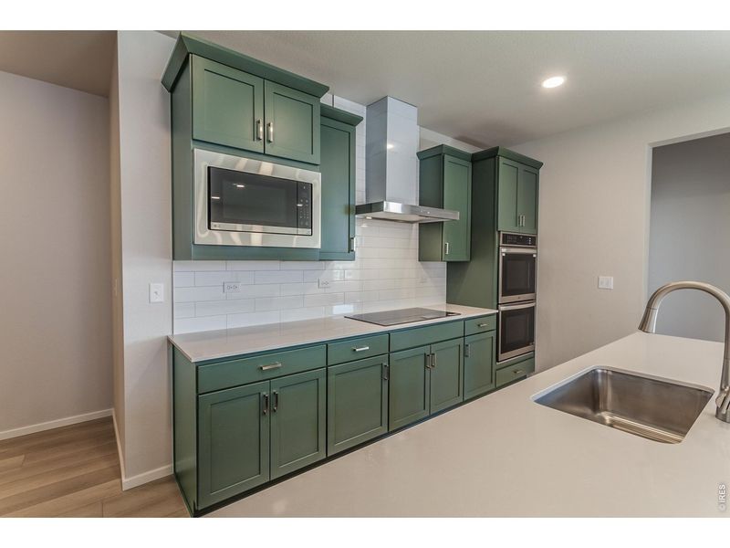 Furnished interior view inside a new home in Prairie Song Story Collection - Single Family Homes, Windsor (Image 10).