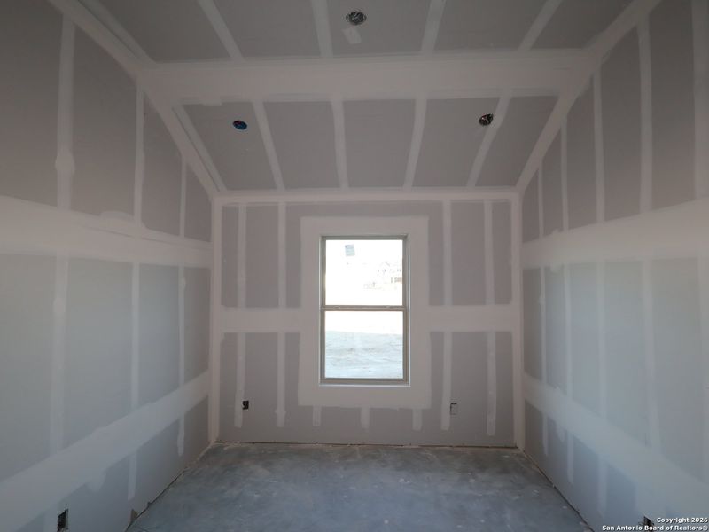 In-progress construction of a new home in Cinco Lakes, San Antonio, TX (Image 34).