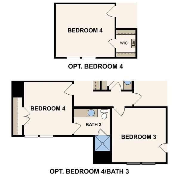 2D floor plan layout for the Mayfair by Century Communities in Liberty Collection at Fulshear Lakes, Fulshear, TX (Image 6).