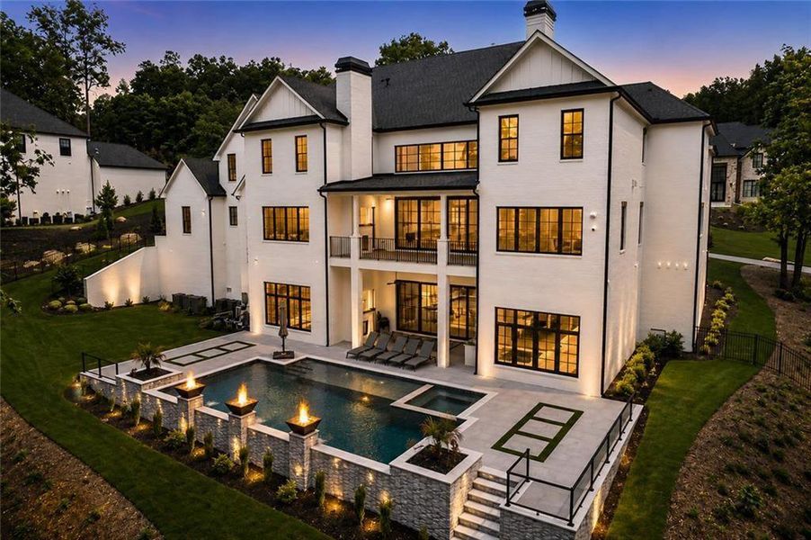 Exterior details and patio area of a home in , Alpharetta (Image 4).