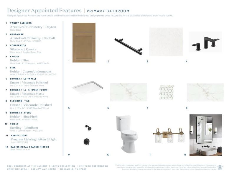 Sample of building materials used in homes in The Nations, Nashville (Image 12).