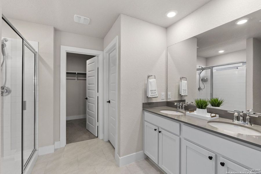 Furnished interior view inside a new home in Brookstone Creek, San Antonio (Image 13). Furnished interior view inside a new home in Brookstone Creek, San Antonio (Image 13).