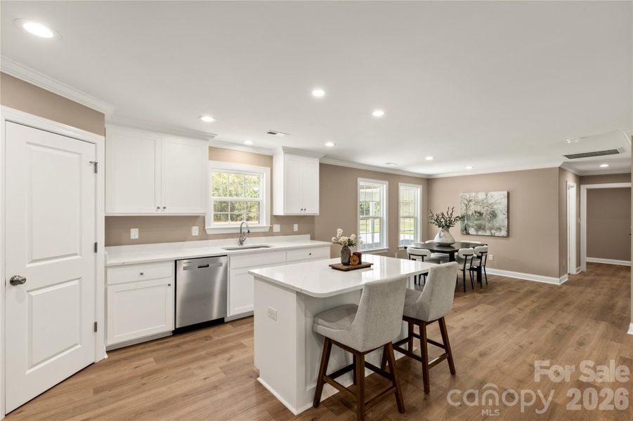 Furnished interior view inside a new home in , Kershaw (Image 13).