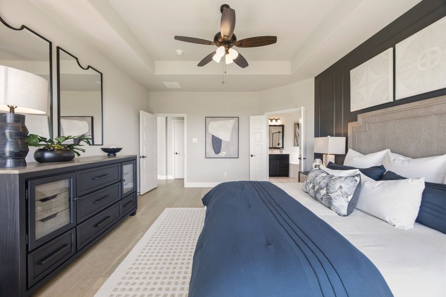 Furnished interior view inside a new home in Silo Mills, Joshua (Image 19).